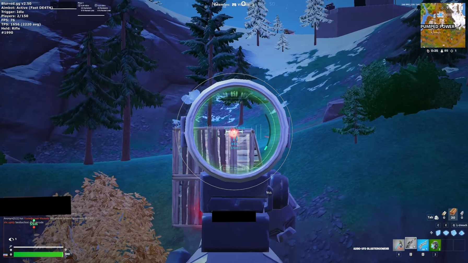 Blured Fortnite DMA